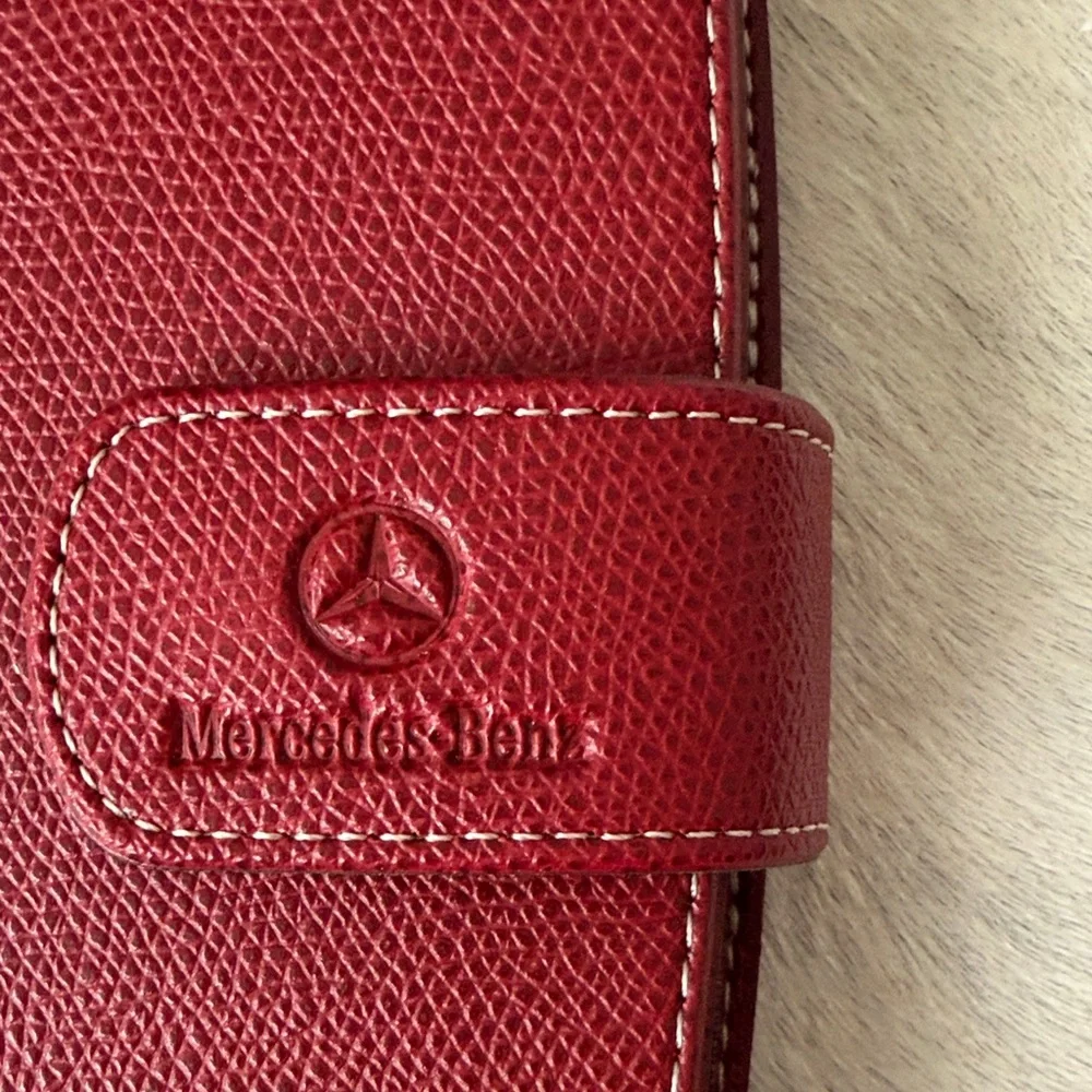 Mercedes-Benz Red Leather Organizer